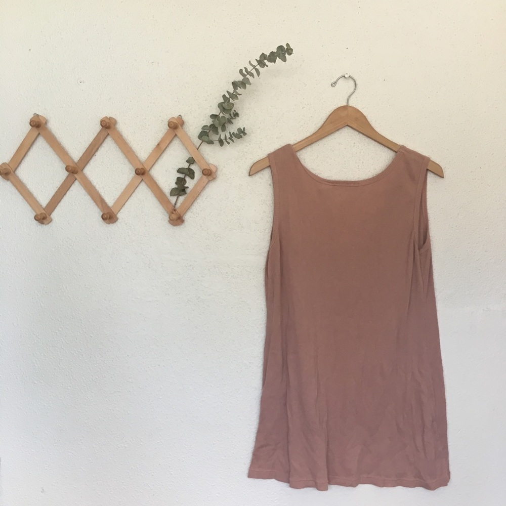 🎈VTG Ribbed Tank Dress - Picture 4 of 4